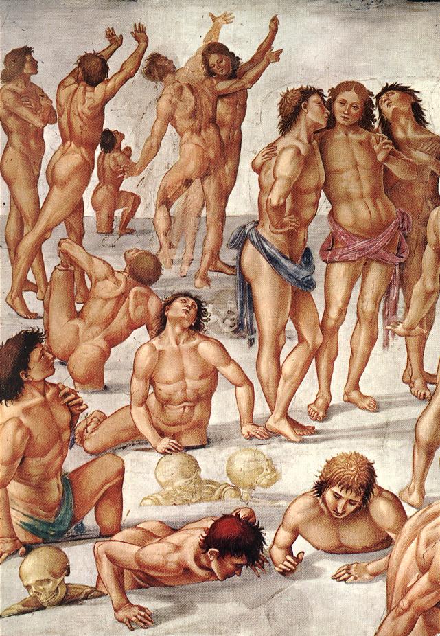 Resurrection of the Flesh (detail) by SIGNORELLI, Luca