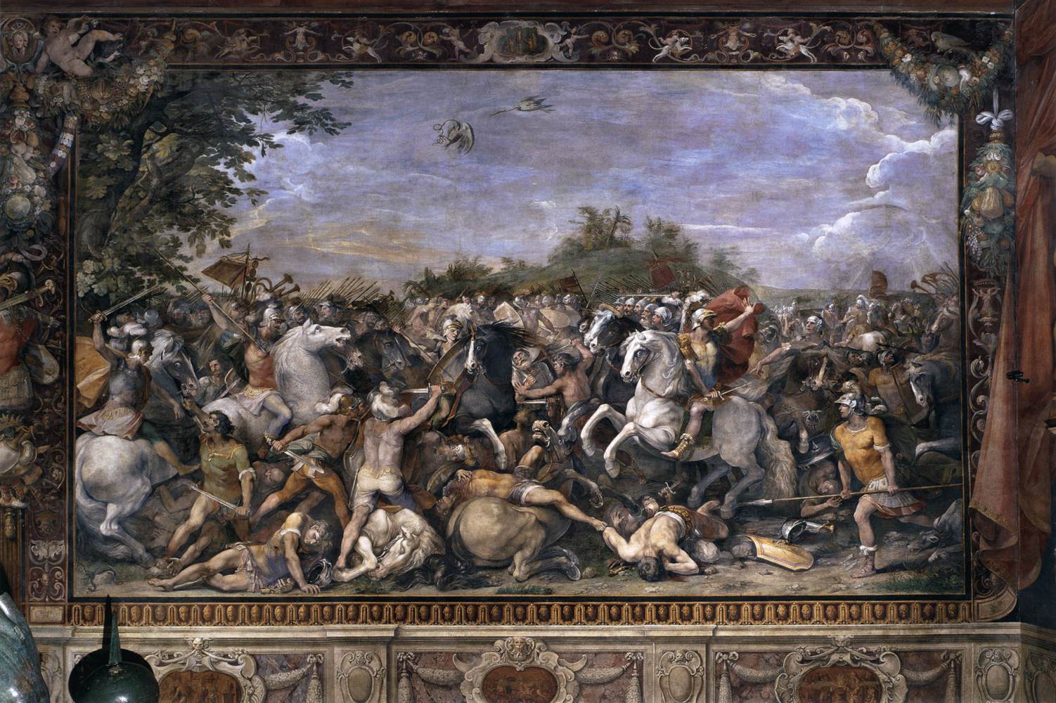 Battle of Tullius Hostilius against the Veii by CESARI, Giuseppe