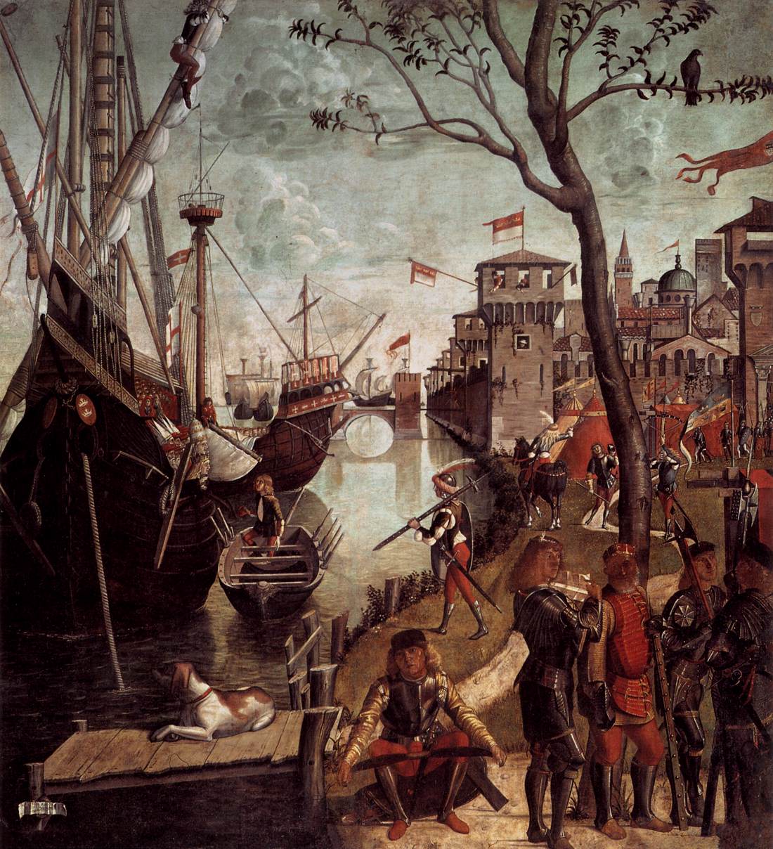 The Arrival of the Pilgrims in Cologne by CARPACCIO, Vittore