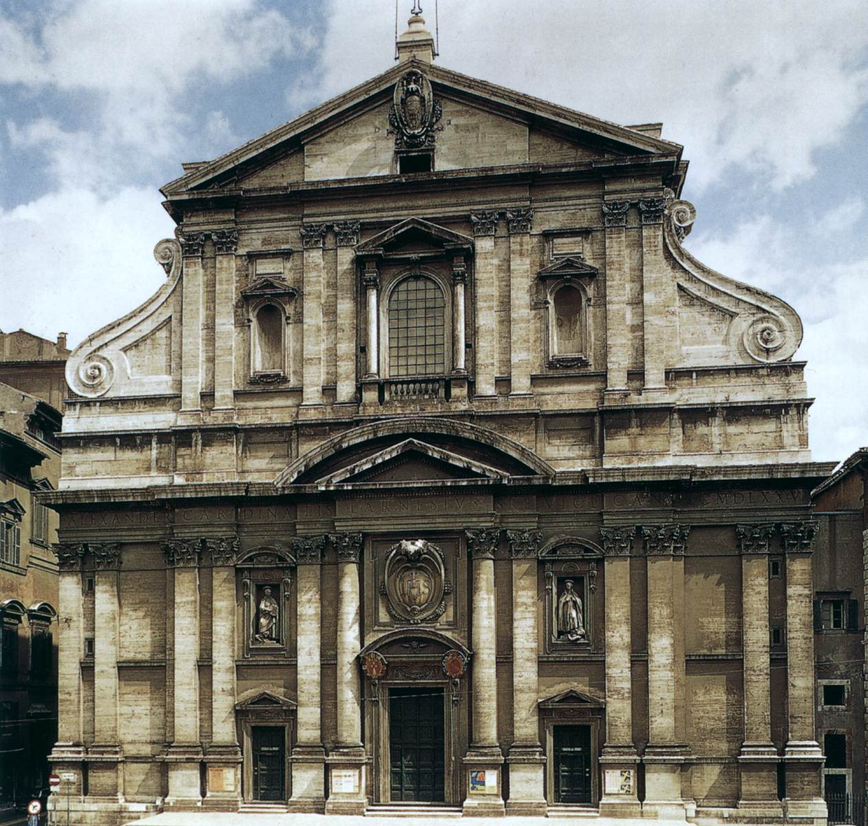 Il Gesù: Façade by PORTA, Giacomo della