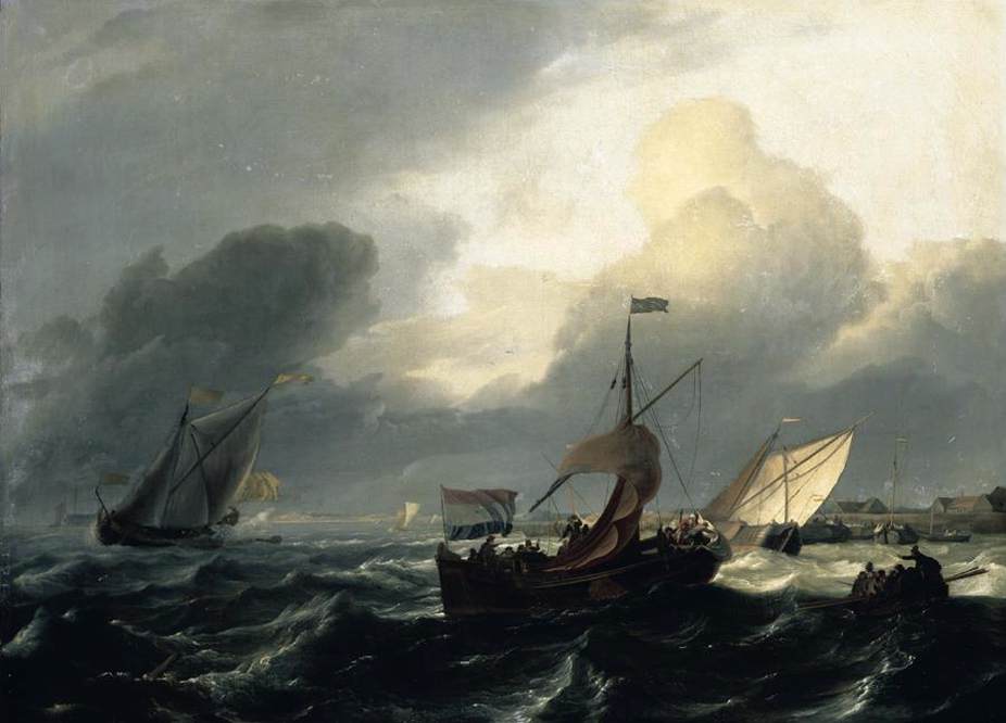 Small Dutch Vessels by BACKHUYSEN, Ludolf