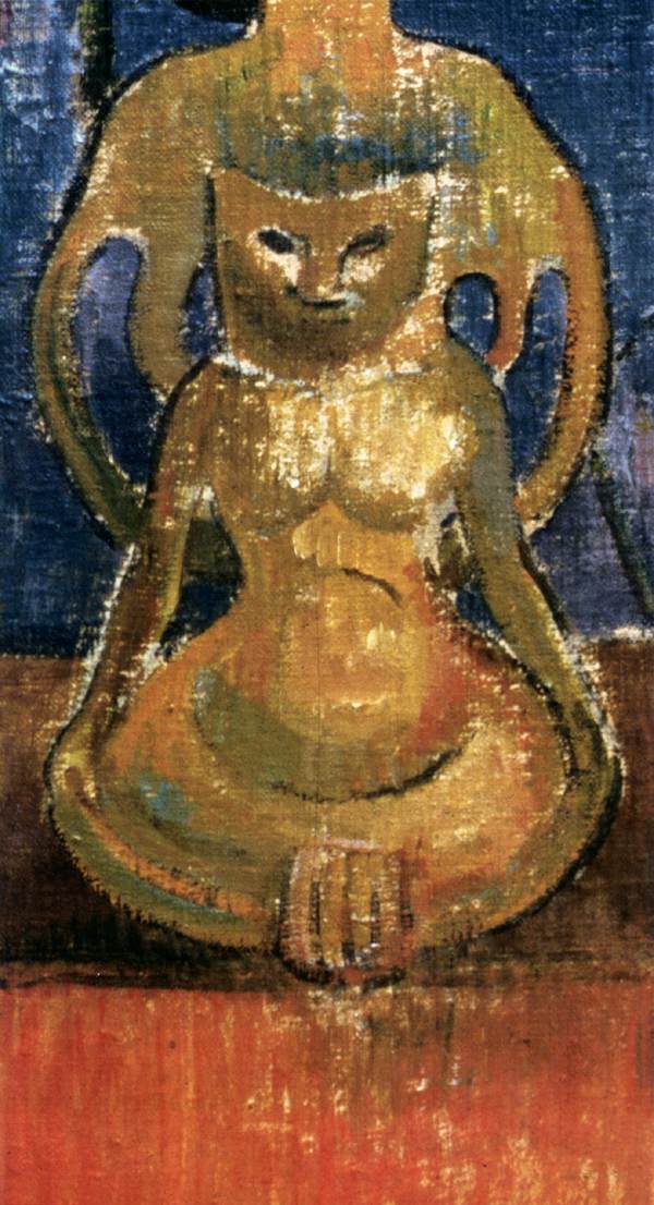 La Belle Angèle (detail) by GAUGUIN, Paul