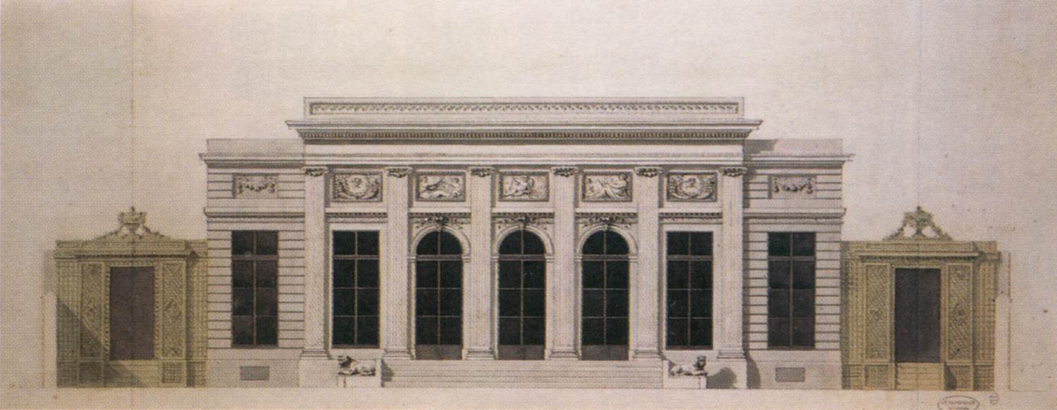 Elevation of the Garden Façade of the Hôtel de Montesson by