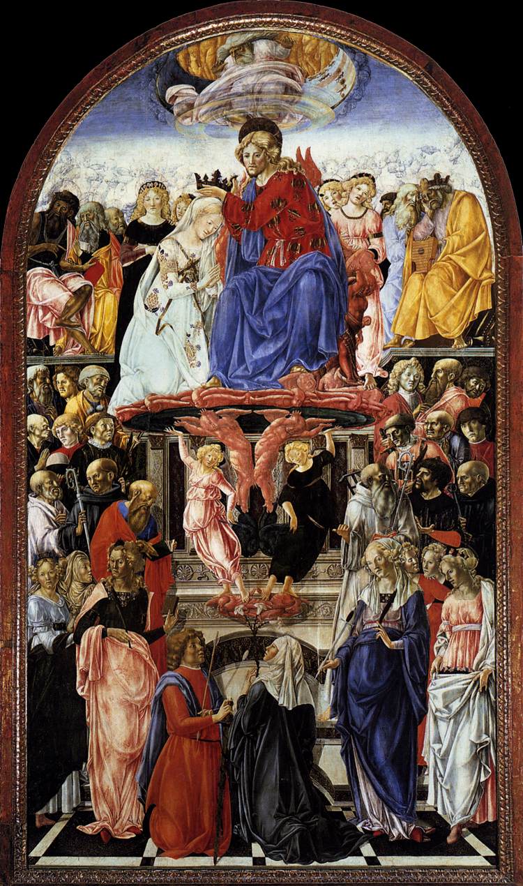 The Coronation of the Virgin by FRANCESCO DI GIORGIO MARTINI