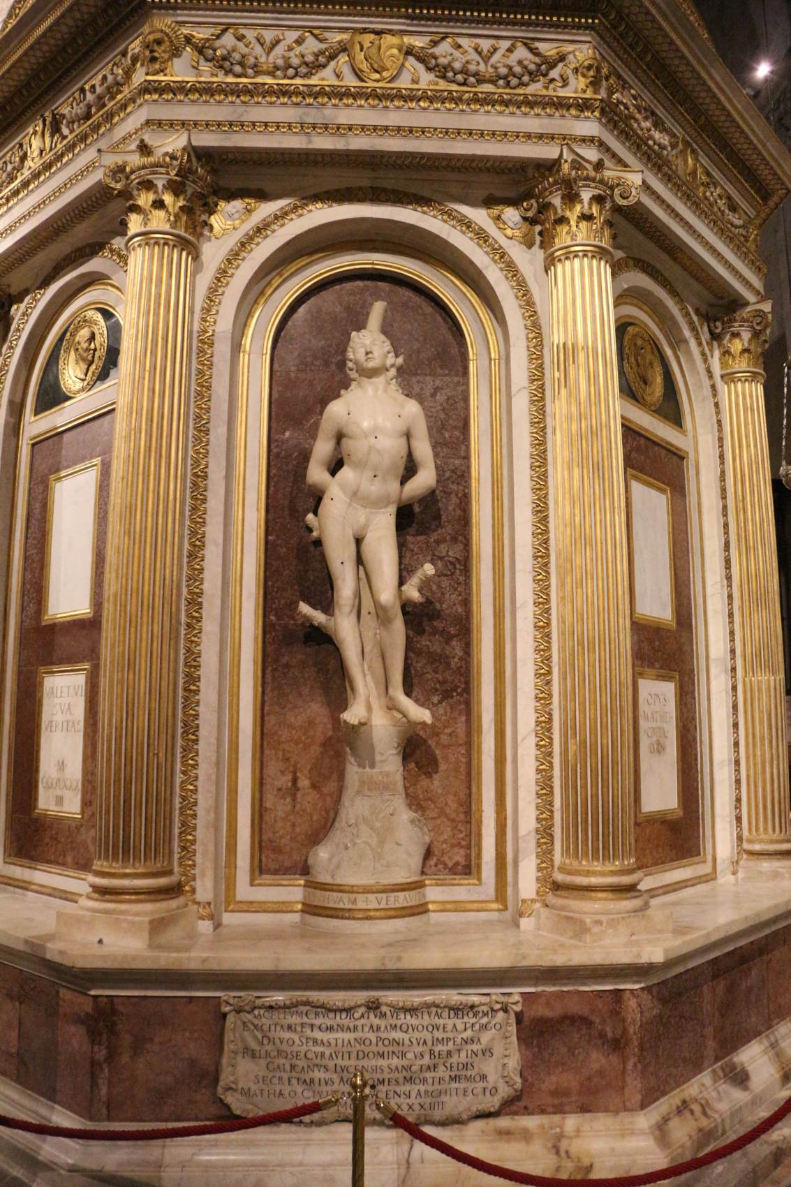 Tempietto del Volto Santo : St Sebastian by