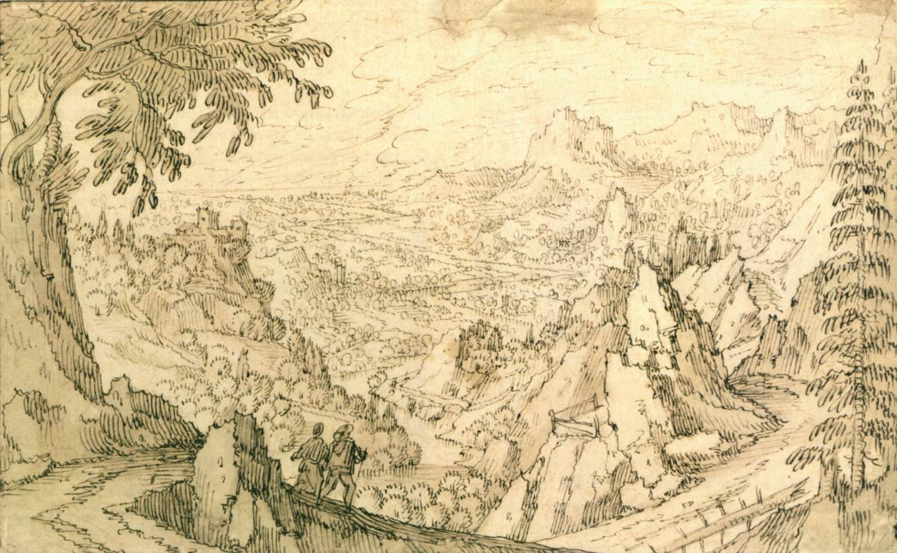 Road between Cliffs by VERHAECHT, Tobias