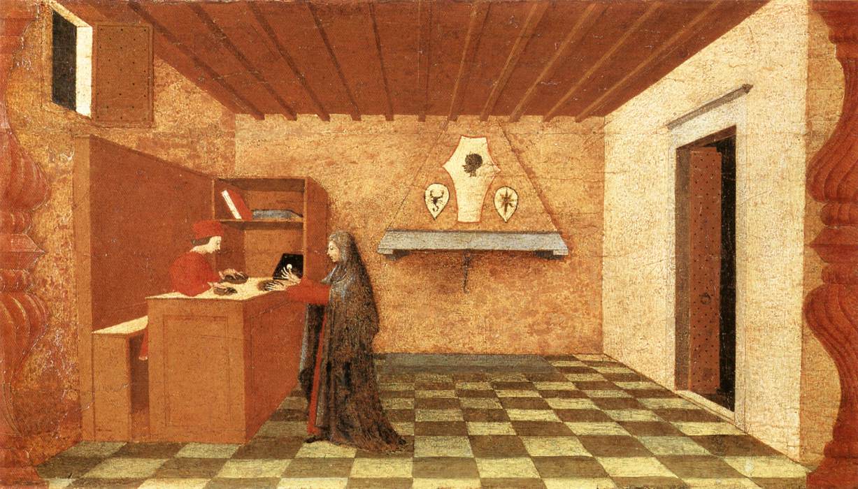 Miracle of the Desecrated Host (Scene 1) by UCCELLO, Paolo