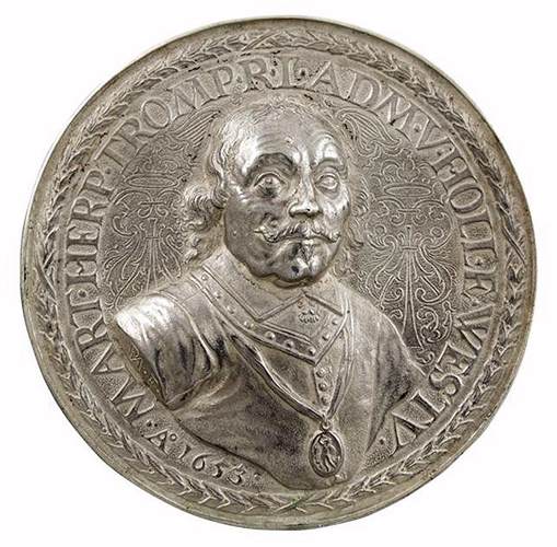 Commemorative Medal for Admiral Maarten Harpertszoon Tromp by ABEELE, Pieter van