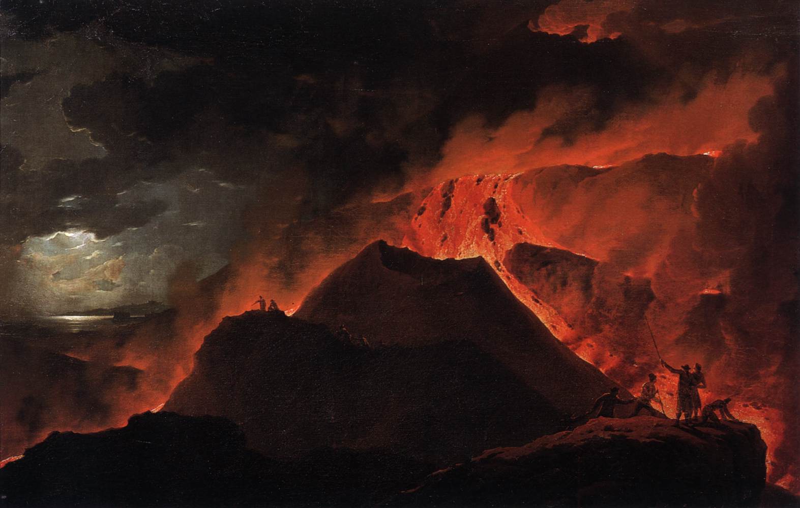 The Summit of Vesuvius Erupting by WUTKY, Michael