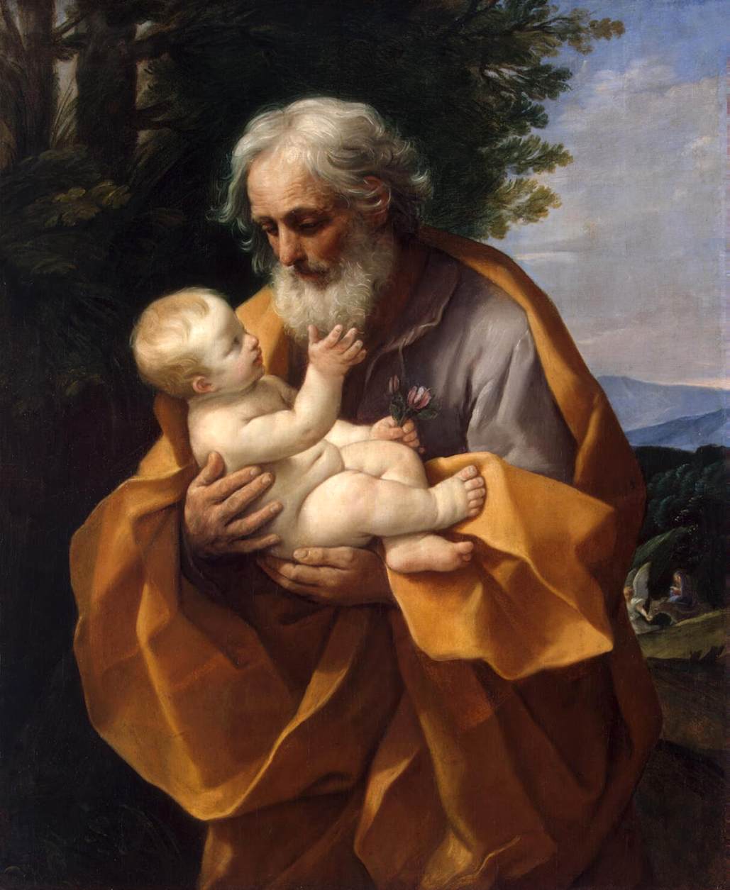 St Joseph with the Infant Jesus by RENI, Guido