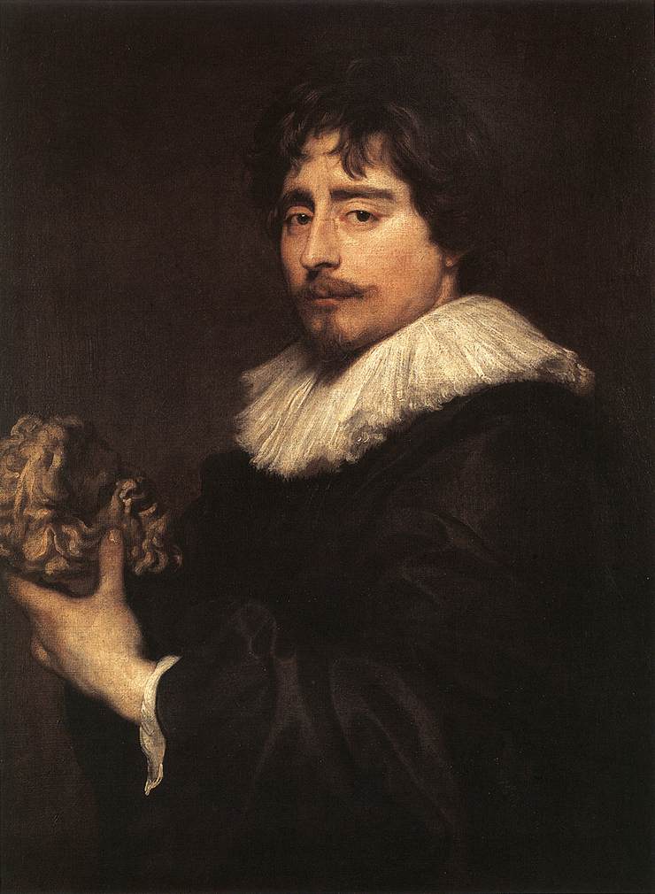 Porrtrait of the Sculptor Duquesnoy (?) by DYCK, Sir Anthony van