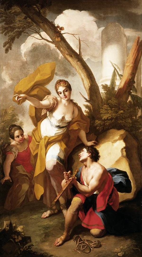 Theseus Discovering his Father's Sword by BALESTRA, Antonio