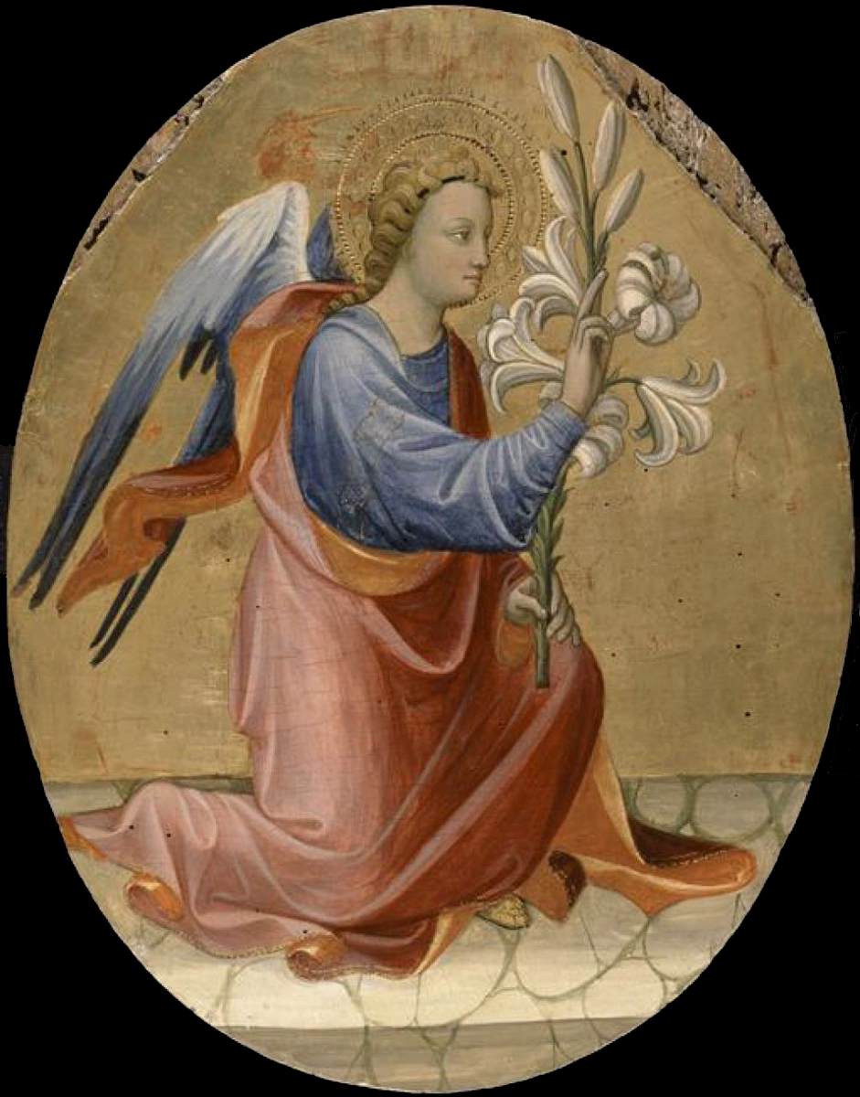 Angel of the Annunciation by STARNINA, Gherardo di Jacopo