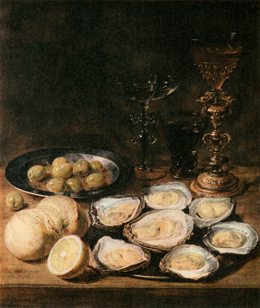 Still-Life with Oysters by ADRIAENSSEN, Alexander